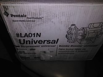 Pentair booster pump