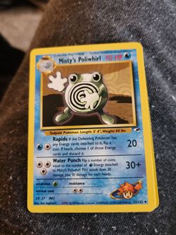 Misty's Poliwhirl 53/132 Gym Heroes Uncommon Pokémon TCG Card