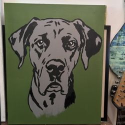 Original Dog face Painting! 