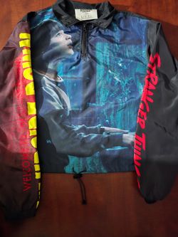 Stranger Things Jacket size S cropped drawstring