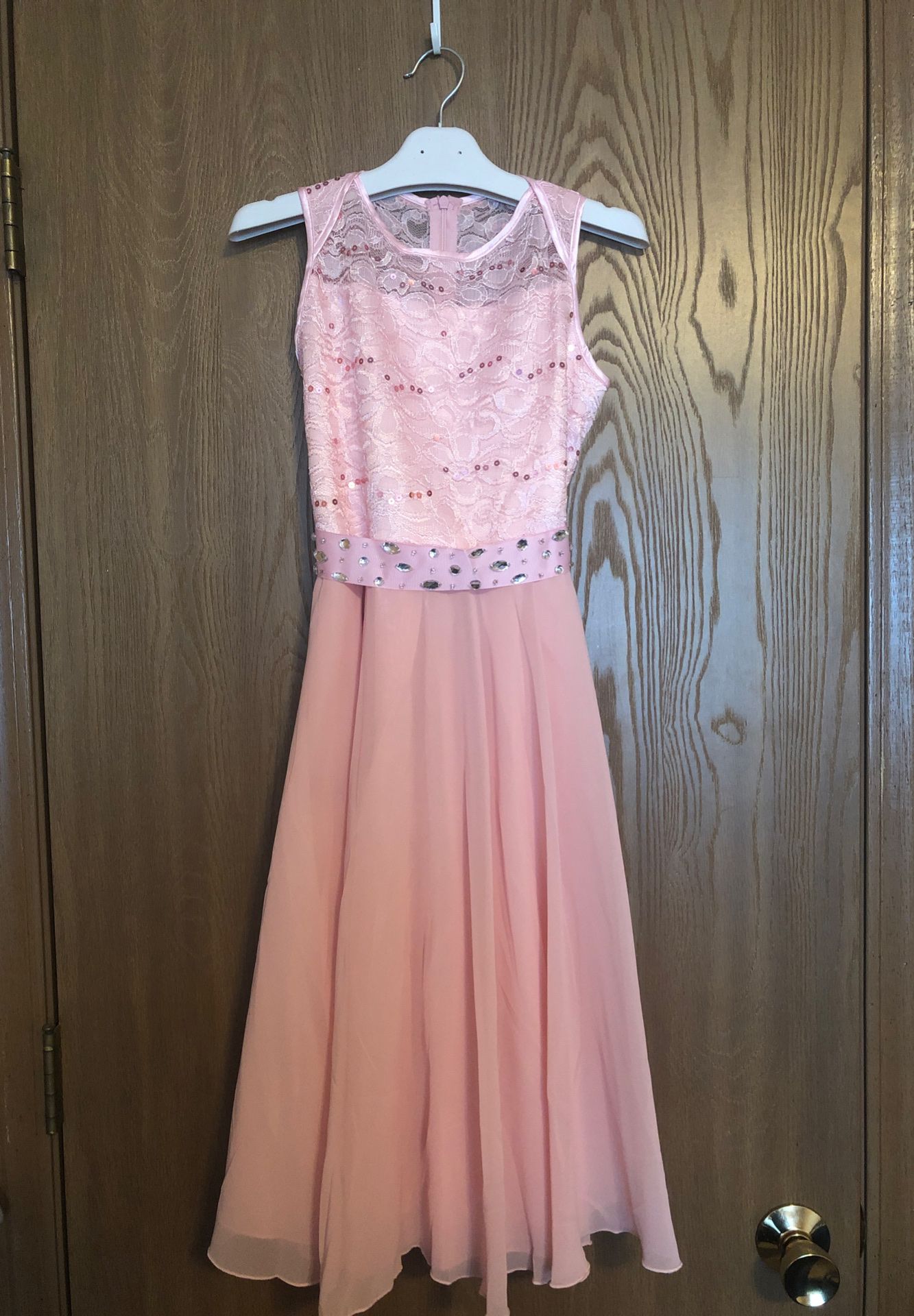 Youth girl’s pink dress