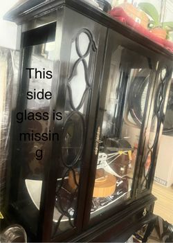 Antique Swing Door Hutch