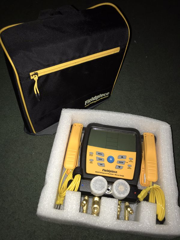 Fieldpiece SM480V — Wireless 4Port SMAN™ Refrigerant Manifold and