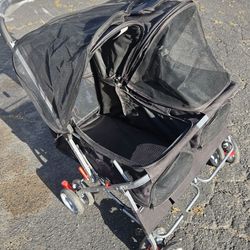 Twin doggy stroller