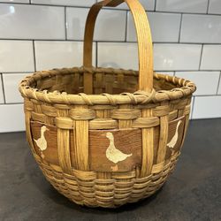 Handmade Vintage Farmhouse Basket 🧺 