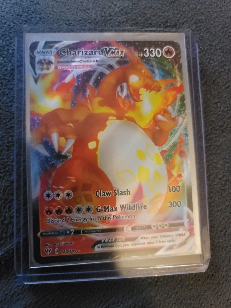 Pokmon TCG Charizard VMAX Darkness Ablaze 020/189 Holo Ultra Rare for Sale  in San Antonio, TX - OfferUp