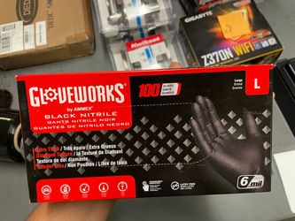 Black Nitrile Gloves