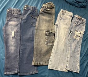 Girls Jeans, Cargo Swears And Outfit - Sizes 6, 7