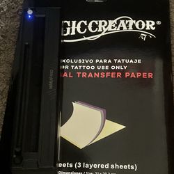 Wireless thermal tattoo printer