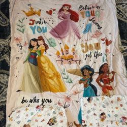 Toddler Princess Comforter Set 