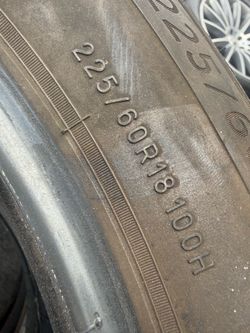 225/60/18 Michelin (2 Tires) $60.00/ Each