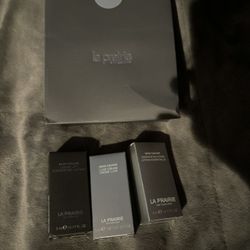 La Prairie Skincare Set Of 3 Plus Bag 