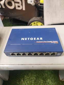 Netgear GS108 8 Port Ethernet Gigabit Switch
