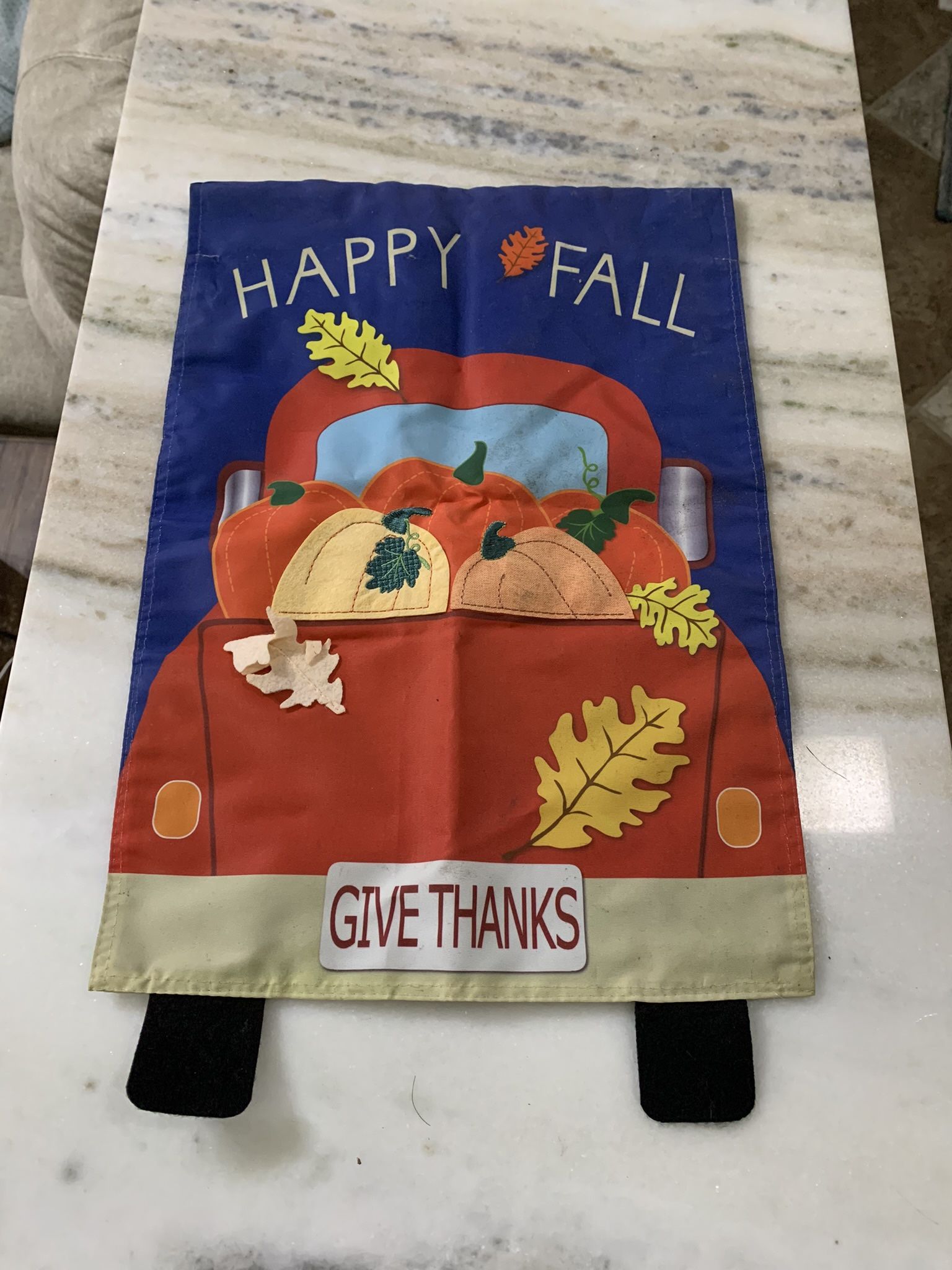 Fall garden flag