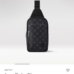 Brand New Louis Vuitton Mens Black Crossbody