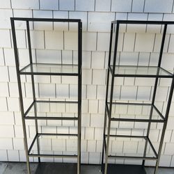 Two IKEA Tower Stands - Vittsjo