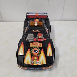 1996 Jingle All The Way Movie Time Racer Turbo Man Car Union 76 Works Fine With Batteries Included 