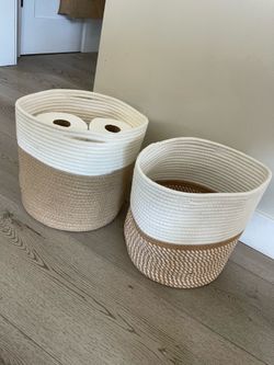 Storage baskets