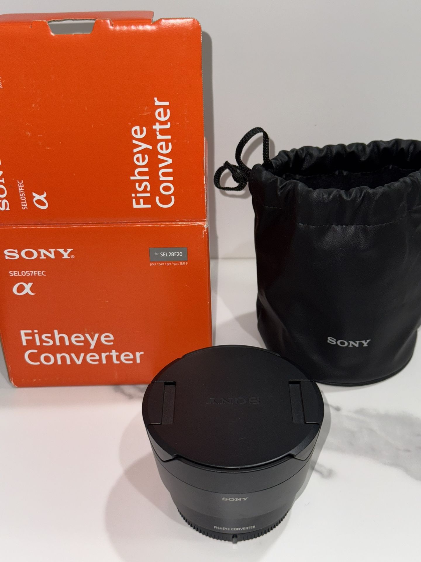 28mm Lens Sony 28mm F2 Fisheye Converter Sony SEL057FEC/ 16mm