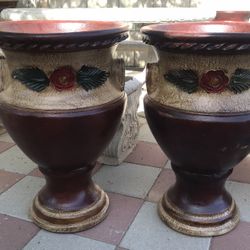 New Flower Pots Made Out Of Clay 