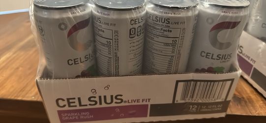 Celsius Live Fit Sparkling Grape Rush 12-pack