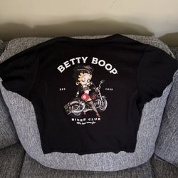 Betty Boop Biker Baby Tee