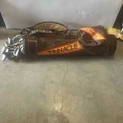 Vintage Golf Bag And Clubs (2 Sets )