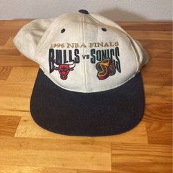 Original Nba Finals 1996 Bulls Vs Sonics Snap Back Thumbnail