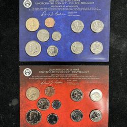 2022 U.S. Mint Set in OGP -- 20 TOTAL PERFECT COINS!