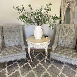 2 Regency Accent Chairs 