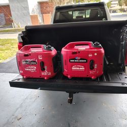 2 Identical Generators 200.00 Each Perfect Running Condition 