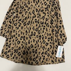 NWT Carter's Toddler Girl Dress - Size 2T - Leopard Print