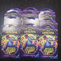 Disney Lorcana: Attack of the Vine Sleeved Booster Packs
