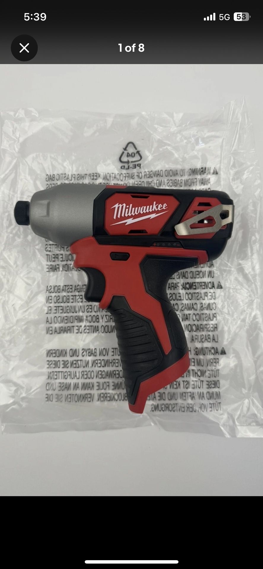 Milwaukee M12 Drill Set