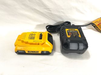 Brand new DeWalt 2Ah battery and charger
