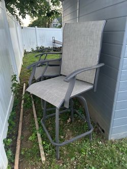 Bar height patio chairs
