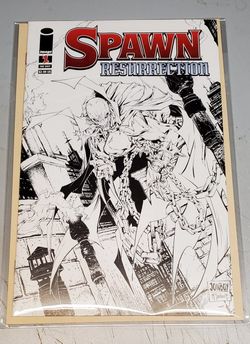 Image Comics Spawn Resurrection 1 Sketch Variant Cover 
