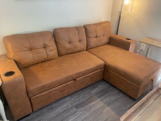 85” Sleeper Sofa w/storage