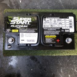 Super Start Platinum AGM Car Battery