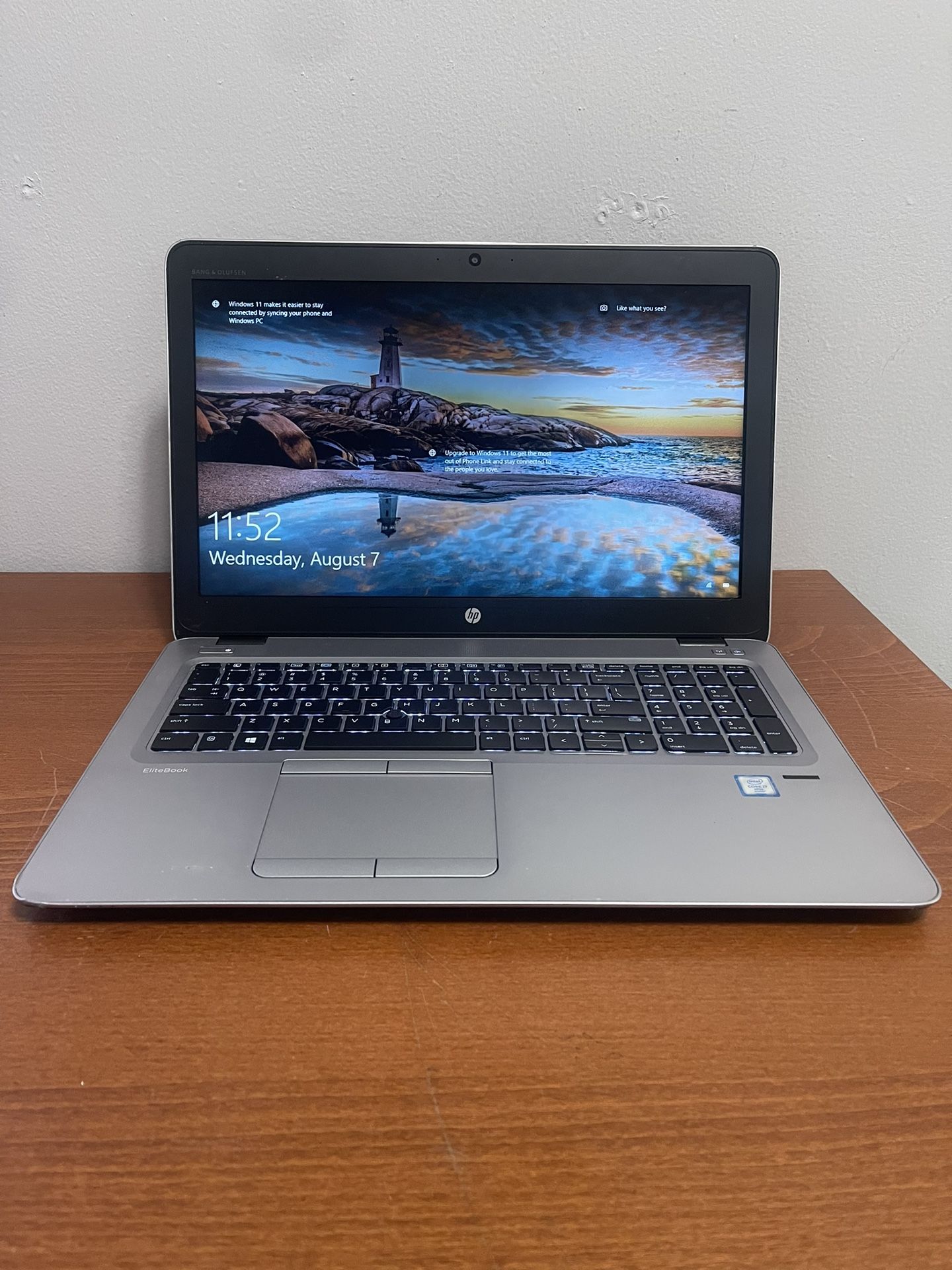 HP EliteBook 850 G3 Laptop Core i7 2.60GHz 8GB Ram 512GB SSD Office Pro