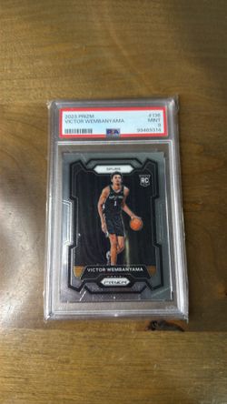 2023 Panini Prizm Victor Wembanyama RC PSA 9
