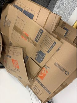 FREE Moving boxes (Home Depot brand)
