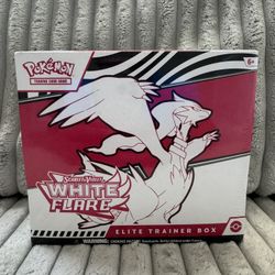 🚨🔥 POKÉMON SCARLET & VIOLET – WHITE FLARE ELITE TRAINER BOX – FACTORY SEALED! 🔥🚨