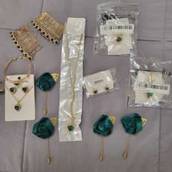 Quinceanera Emerald Jewlry 