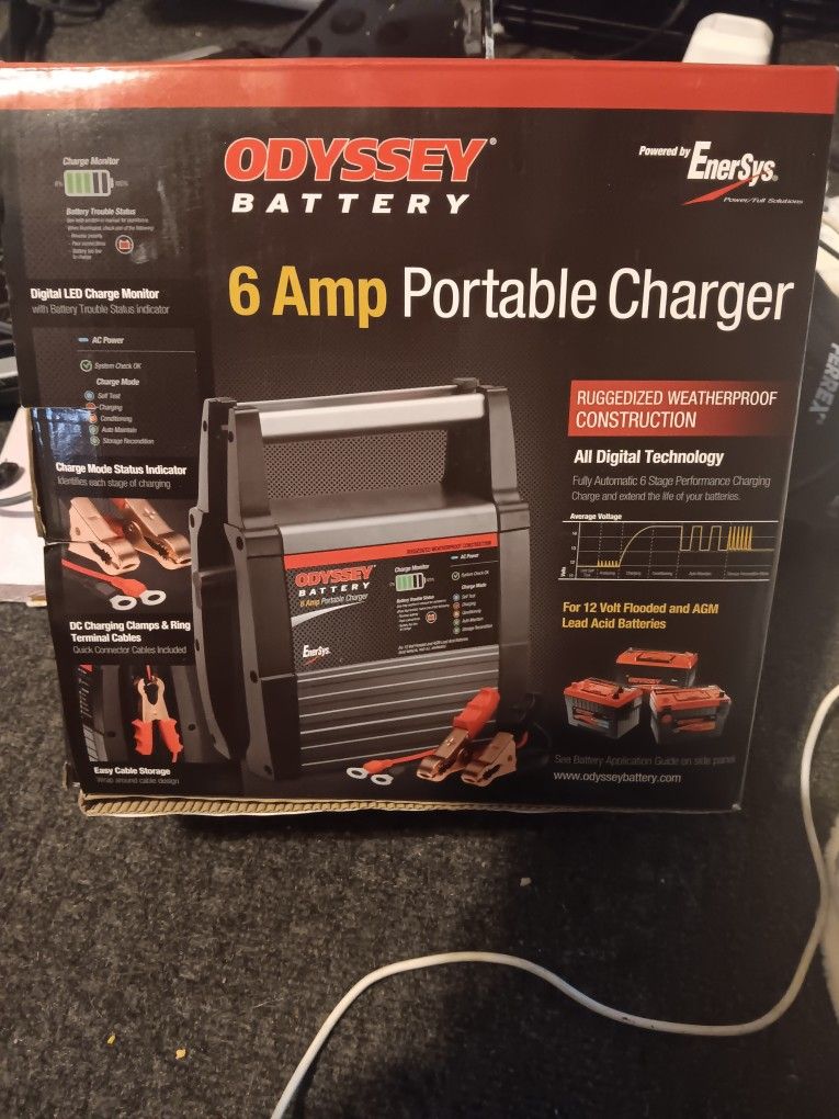 Odyssey Battery 6 amp Portable Charger.
