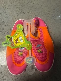 SpongeBob water shoes size 12 kids