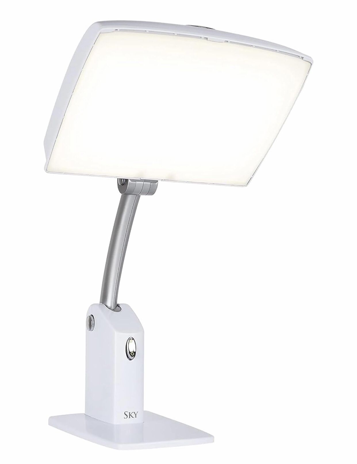 NEW! Carex Day-Light Sky Bright Sunlight LED Lamp, 10000 LUX Lamp at 12”, White