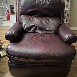 Medium Recliner Chair Maroon
