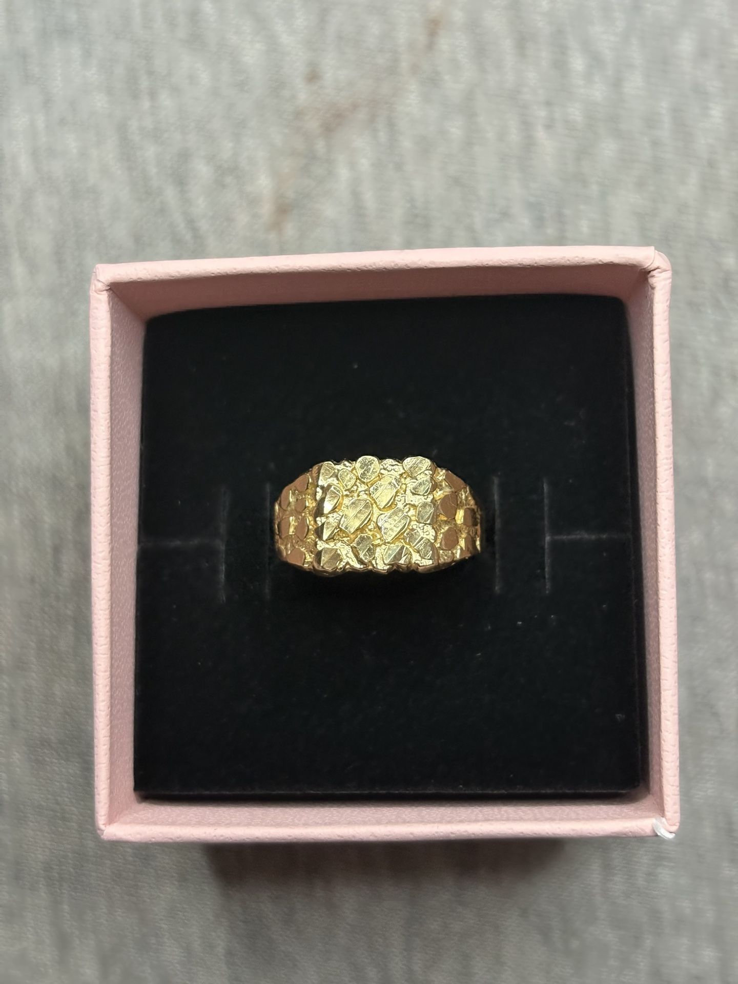 10k Gold Nugget Ring