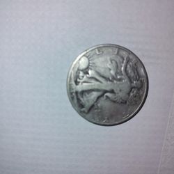1945 50 Cents U.S. SILVER COIN  1940 Silver Dime Coin 